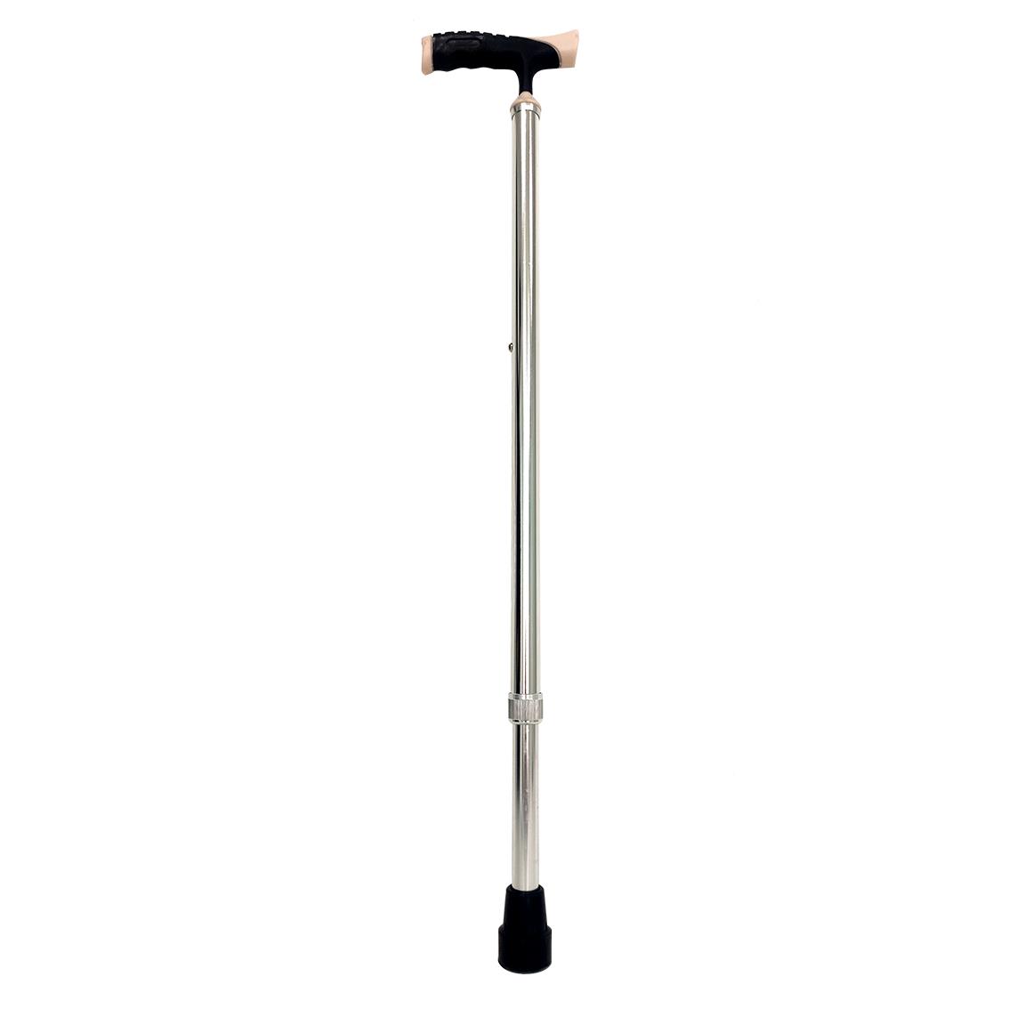 铝合金伸缩拐杖 老人医疗器械折叠手杖 五节老人手杖带灯老人拐杖-阿里巴巴