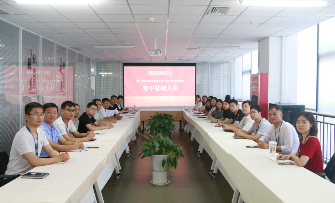 净化工程部顺利召开2021年度年中总结大会！
