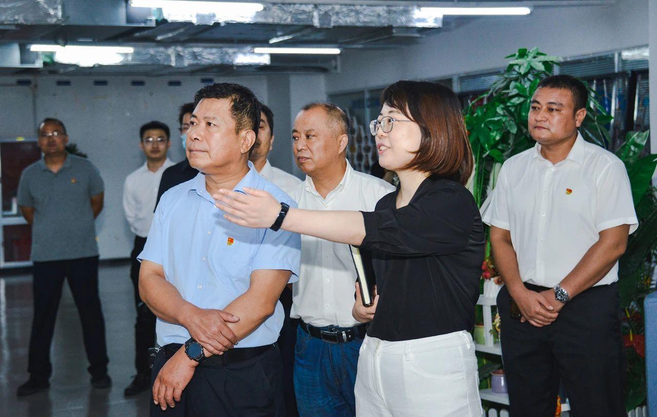 市委党史学习教育领导小组第六巡回指导组组长于显坤一行莅临博科集团指导工作
